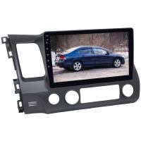 Штатная магнитола 9 дюймов для Honda Civic 2008 - 2012 гг. левый руль MEKEDE X20-PRO 2295-6254 Android 13 4+64 Gb 8 ядер Unisoc 9863A DSP